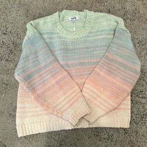525 Brand Ombré Pastel Rainbow Sweater